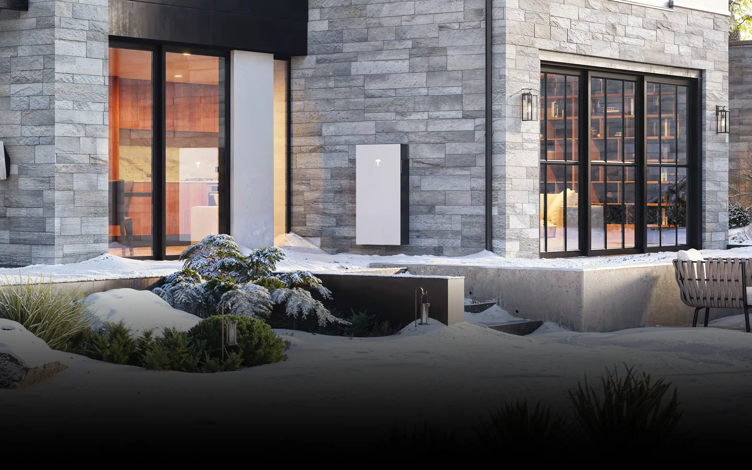 Battery storage and solar home